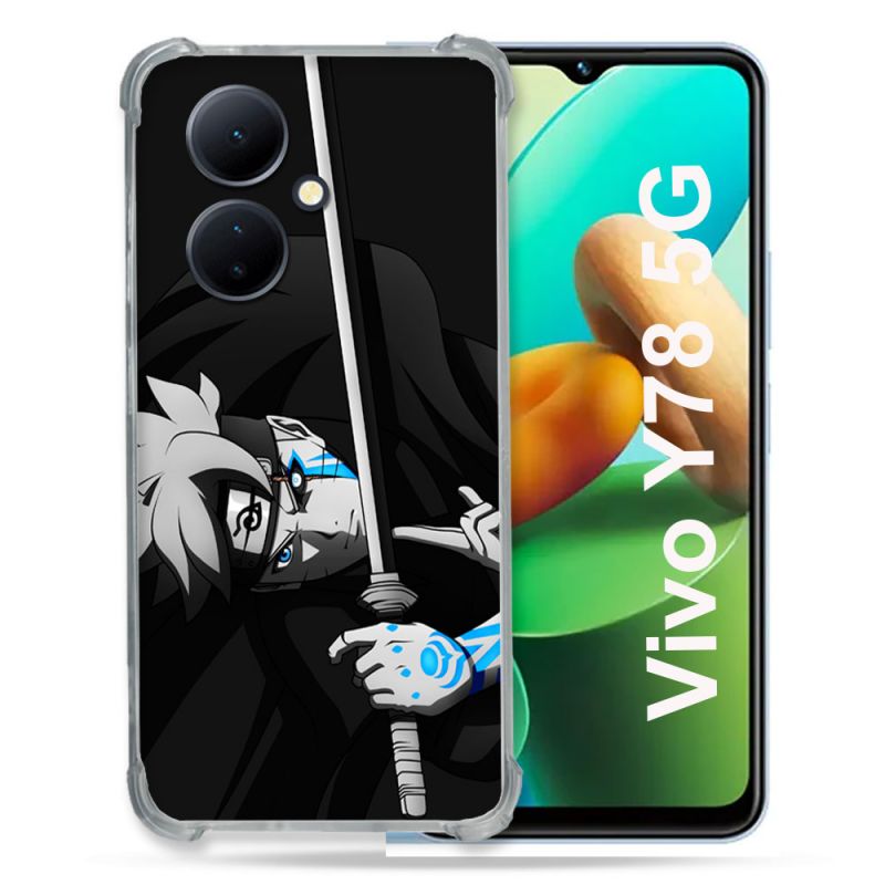Coque Renforcée Pour Vivo V29 Lite 5G / Y78 5G Manga Boruto Epée