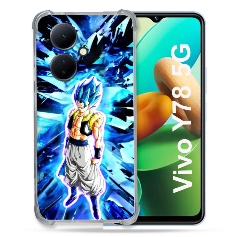 Coque Renforcée Pour Vivo V29 Lite 5G / Y78 5G Manga Dragon Ball Gogeta Lumiere
