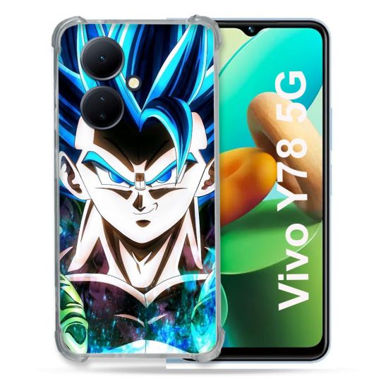 Coque Renforcée Pour Vivo V29 Lite 5G / Y78 5G Manga Dragon Ball Gogeta Visage