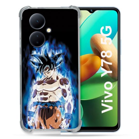 Coque Renforcée Pour Vivo V29 Lite 5G / Y78 5G Manga Dragon Ball Sangoku Noir