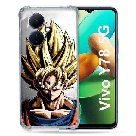 Coque Renforcée Pour Vivo V29 Lite 5G / Y78 5G Manga Dragon Ball Sangoku Portrait