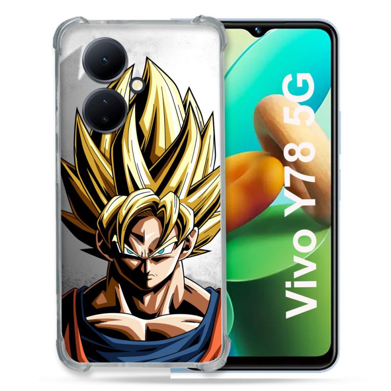 Coque Renforcée Pour Vivo V29 Lite 5G / Y78 5G Manga Dragon Ball Sangoku Portrait