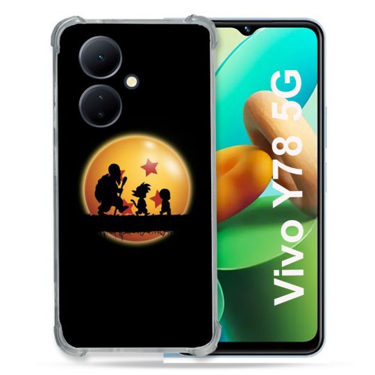 Coque Renforcée Pour Vivo V29 Lite 5G / Y78 5G Manga Dragon Ball Vintage