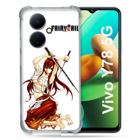 Coque Renforcée Pour Vivo V29 Lite 5G / Y78 5G Manga Fairy Tail Erza