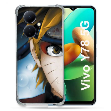 Coque Renforcée Pour Vivo V29 Lite 5G / Y78 5G Manga Naruto Blanc