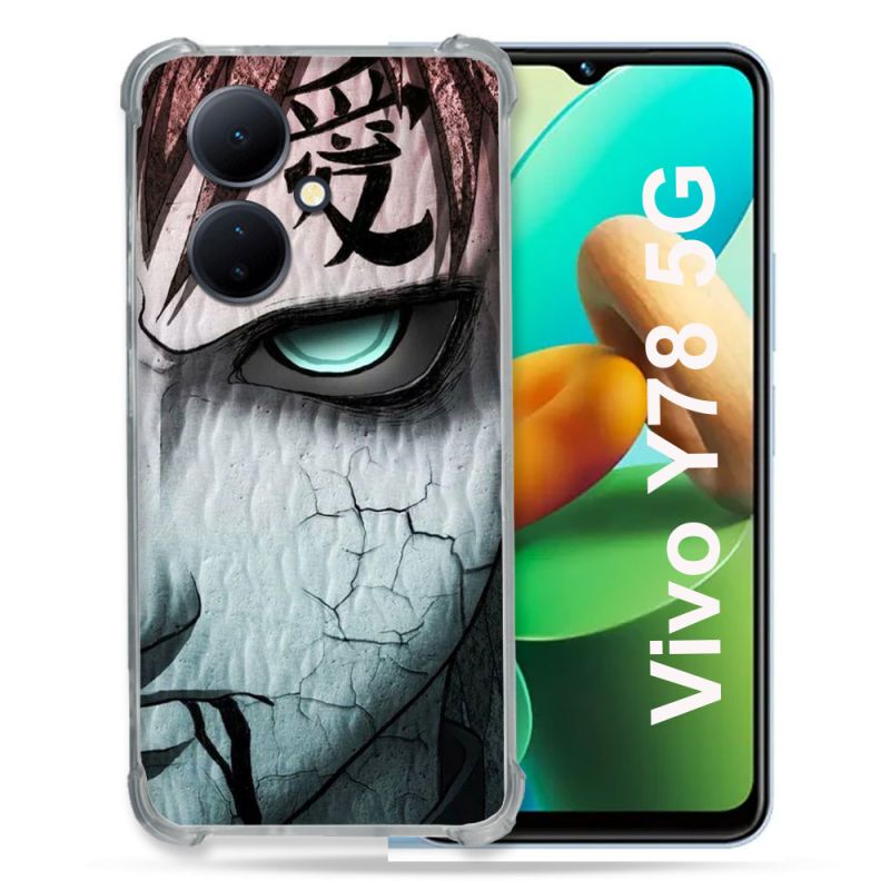 Coque Renforcée Pour Vivo V29 Lite 5G / Y78 5G Manga Naruto Gaara