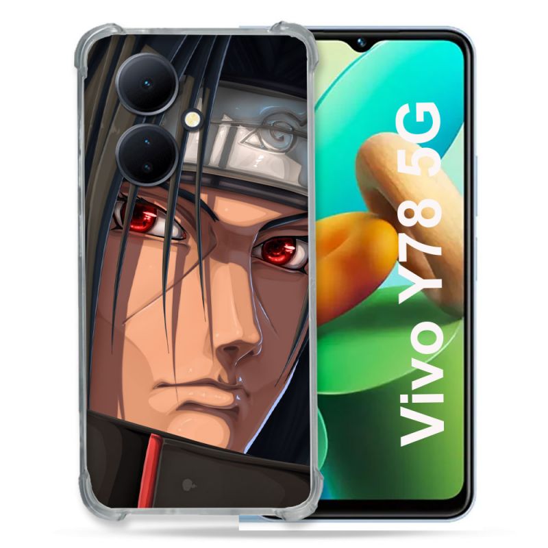 Coque Renforcée Pour Vivo V29 Lite 5G / Y78 5G Manga Naruto Itachi Visage