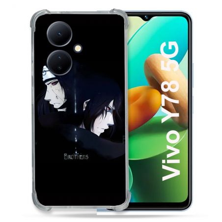 Coque Renforcée Pour Vivo V29 Lite 5G / Y78 5G Manga Naruto Sasuke Itachi