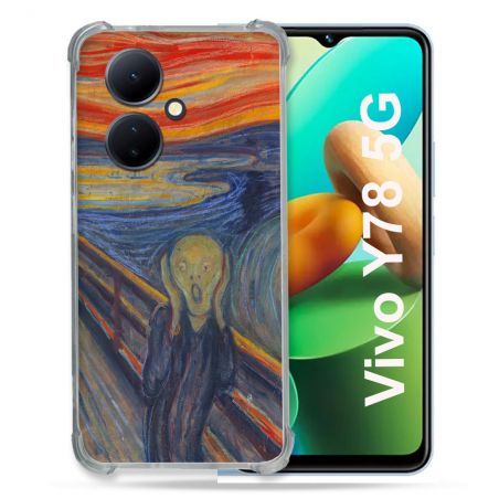 Coque Renforcée Pour Vivo V29 Lite 5G / Y78 5G Peinture Le Cri