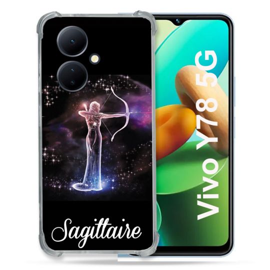 Coque Renforcée Pour Vivo V29 Lite 5G / Y78 5G Signe Zodiaque 2 Sagittaire
