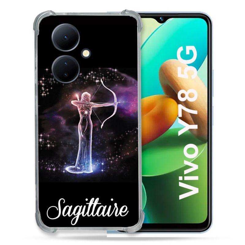 Coque Renforcée Pour Vivo V29 Lite 5G / Y78 5G Signe Zodiaque 2 Sagittaire