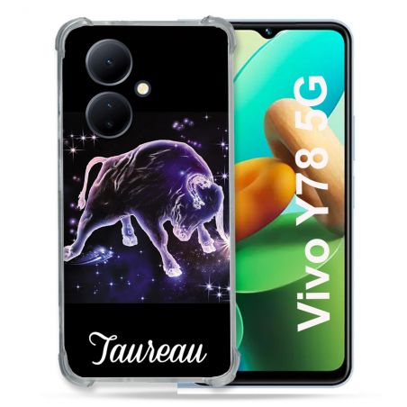 Coque Renforcée Pour Vivo V29 Lite 5G / Y78 5G Signe Zodiaque 2 Taureau