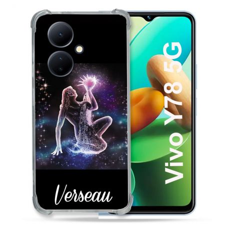 Coque Renforcée Pour Vivo V29 Lite 5G / Y78 5G Signe Zodiaque 2 Verseau