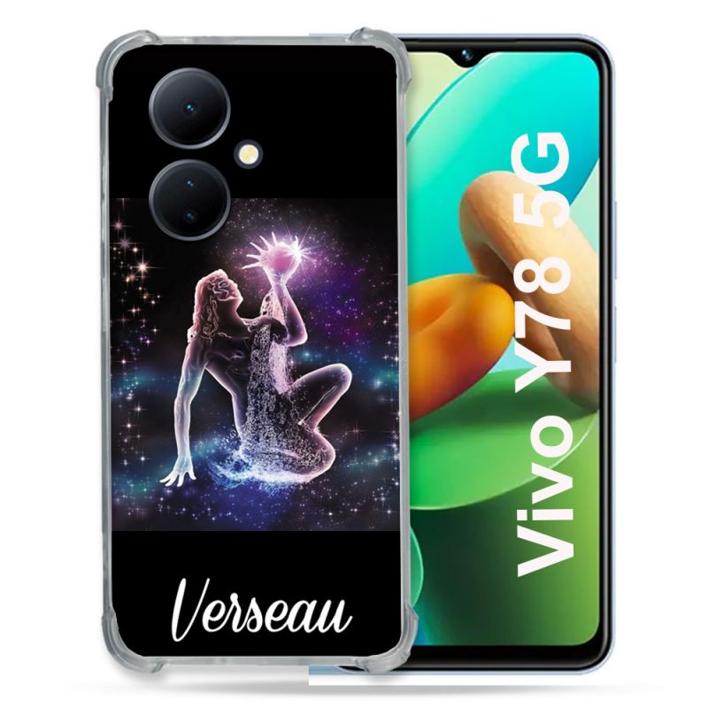 Coque Renforcée Pour Vivo V29 Lite 5G / Y78 5G Signe Zodiaque 2 Verseau