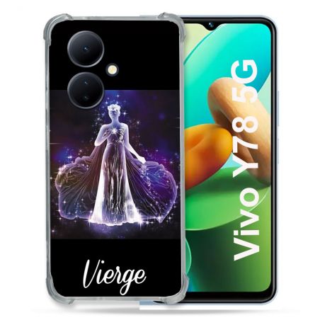 Coque Renforcée Pour Vivo V29 Lite 5G / Y78 5G Signe Zodiaque 2 Vierge