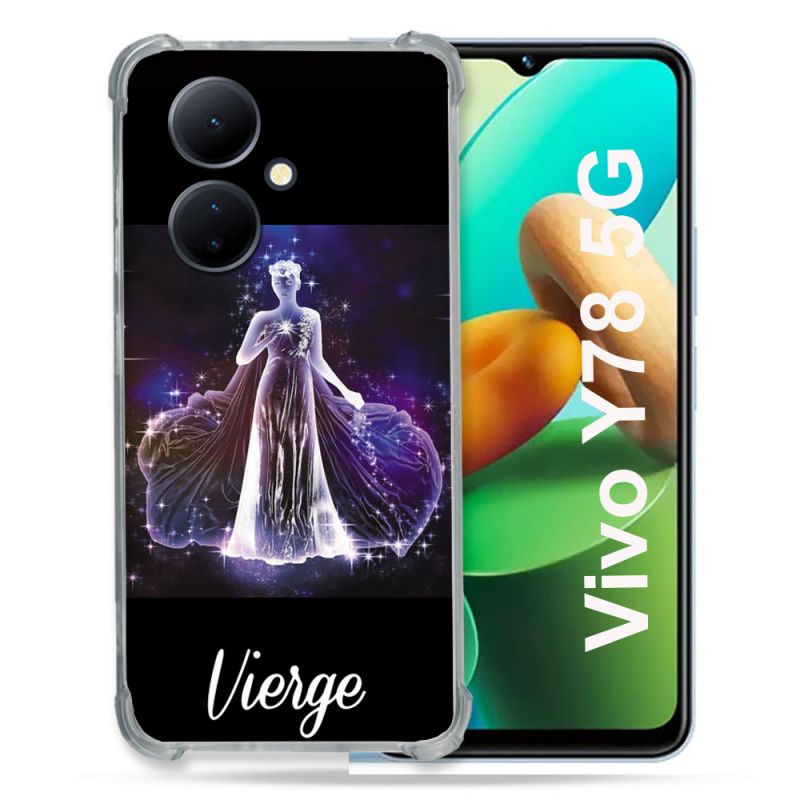 Coque Renforcée Pour Vivo V29 Lite 5G / Y78 5G Signe Zodiaque 2 Vierge