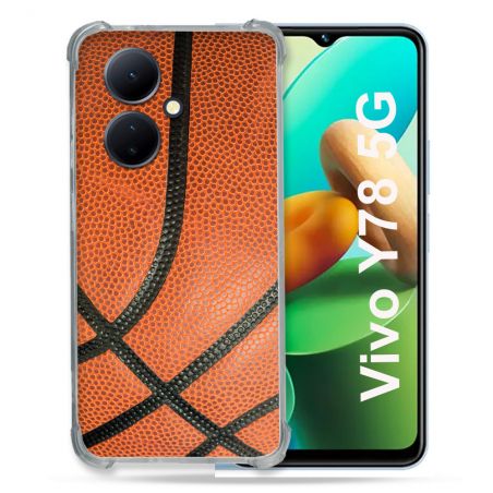 Coque Renforcée Pour Vivo V29 Lite 5G / Y78 5G Sport Ballon Basket