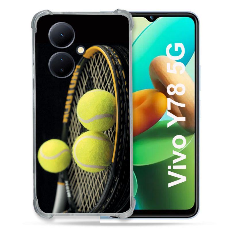 Coque Renforcée Pour Vivo V29 Lite 5G / Y78 5G Sport Tennis Balls