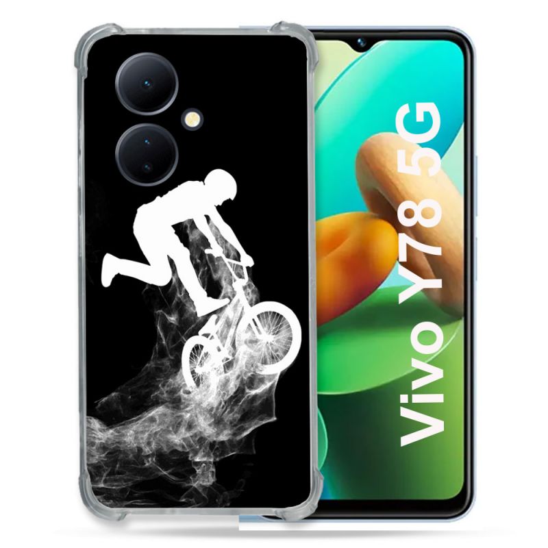 Coque Renforcée Pour Vivo V29 Lite 5G / Y78 5G Sport VTT Noir