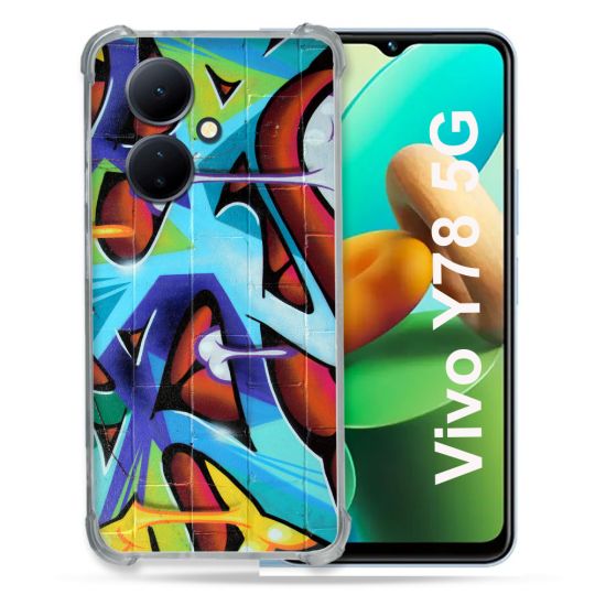 Coque Renforcée Pour Vivo V29 Lite 5G / Y78 5G Street Art Graf Color