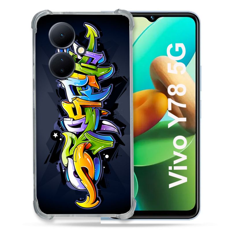 Coque Renforcée Pour Vivo V29 Lite 5G / Y78 5G Street Art Graffiti