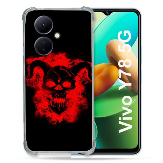 Coque Renforcée Pour Vivo V29 Lite 5G / Y78 5G Tete de Mort Diable