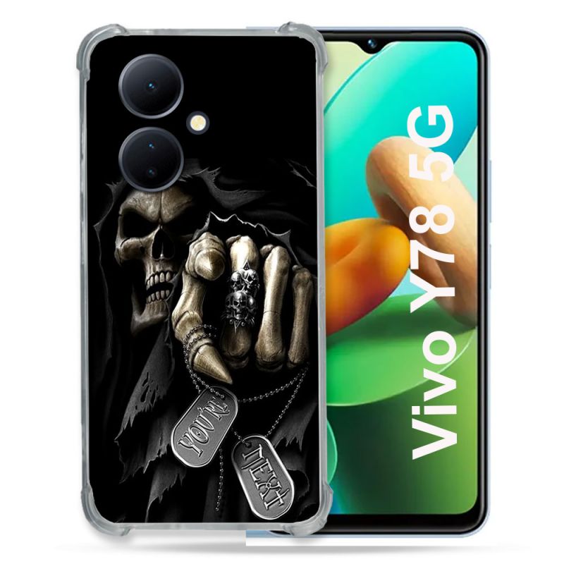 Coque Renforcée Pour Vivo V29 Lite 5G / Y78 5G Tete de Mort Your Next