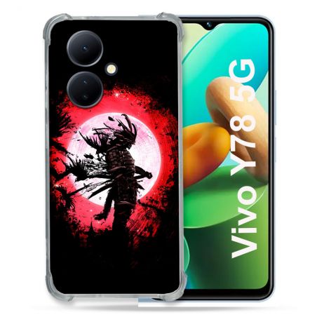 Coque Renforcée Pour Vivo V29 Lite 5G / Y78 5G Voyage Japon Samourai