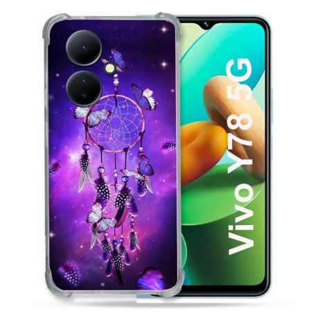 Coque Renforcée Pour Vivo V29 Lite 5G / Y78 5G Zen Attrape Reve Papillon