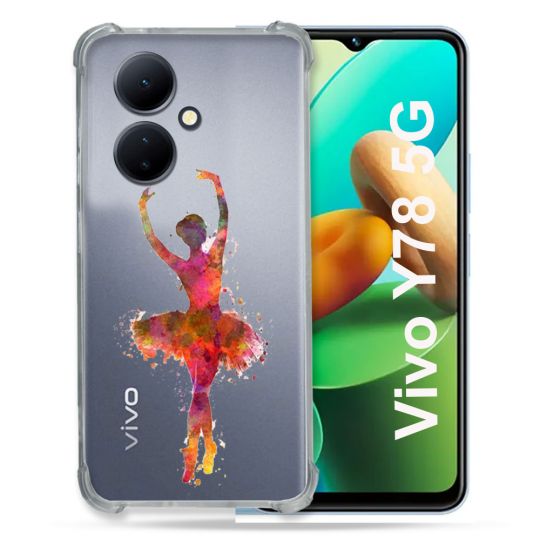 Coque Renforcée Transparente Pour Vivo V29 Lite 5G / Y78 5G Danseuse etoile