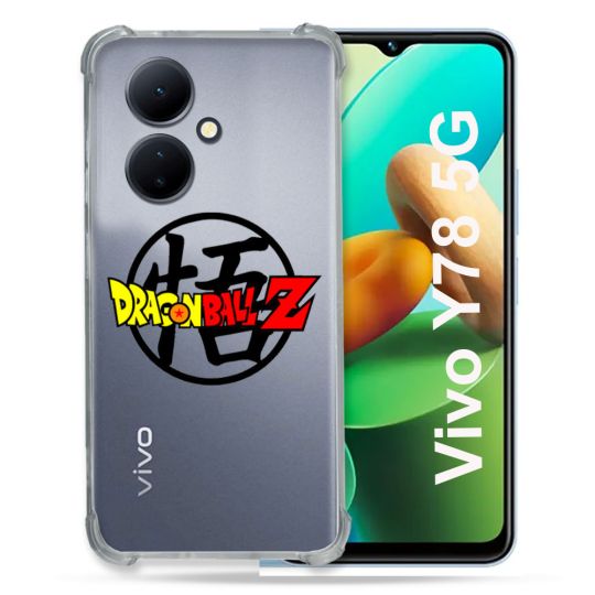Coque Renforcée Transparente Pour Vivo V29 Lite 5G / Y78 5G Dragon Ball Logo