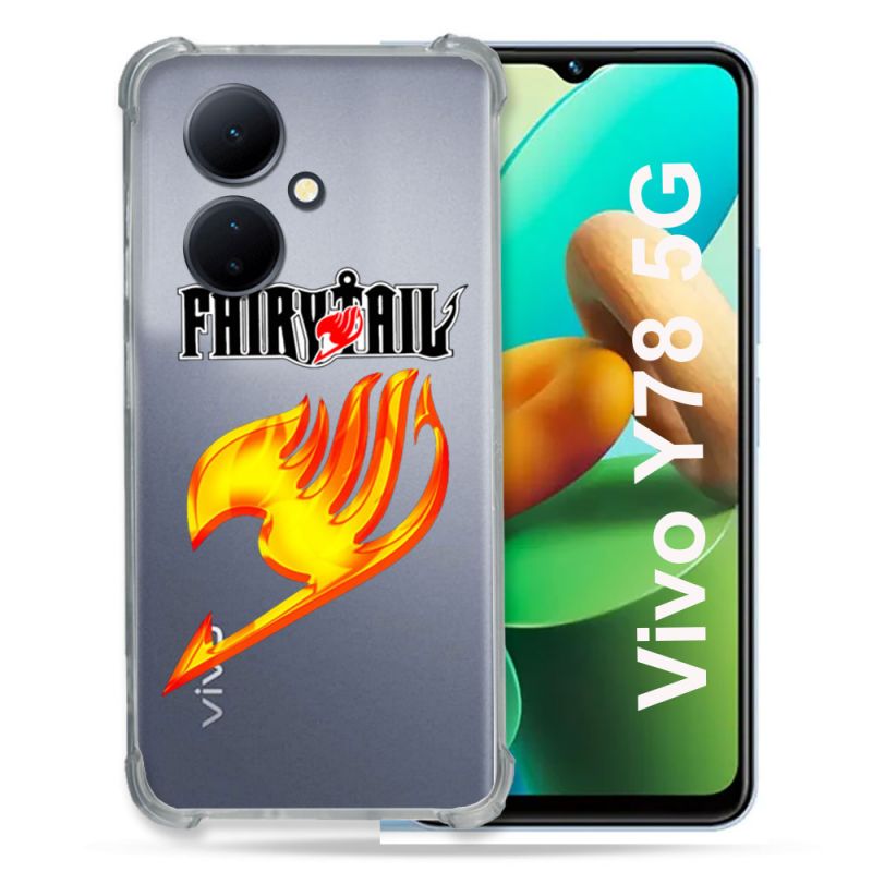 Coque Renforcée Transparente Pour Vivo V29 Lite 5G / Y78 5G Fairy Tail