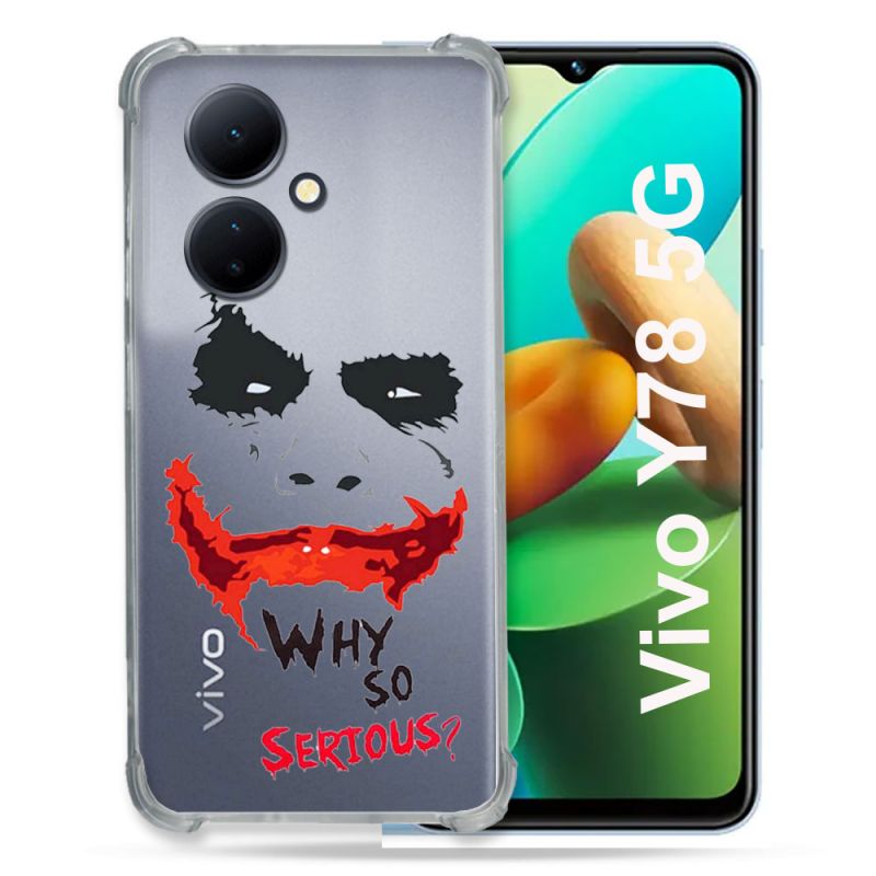 Coque Renforcée Transparente Pour Vivo V29 Lite 5G / Y78 5G Joker