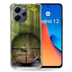 Coque Renforcée En Verre Trempé Pour Xiaomi Redmi 12 5G Chasse Sanglier Viseur