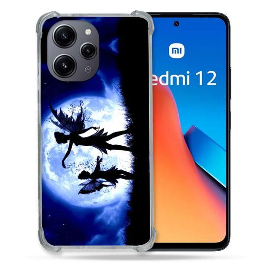 Coque Renforcée En Verre Trempé Pour Xiaomi Redmi 12 5G Fantastique Fee Lune