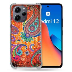 Coque Renforcée En Verre Trempé Pour Xiaomi Redmi 12 5G Fleur Psychedelic