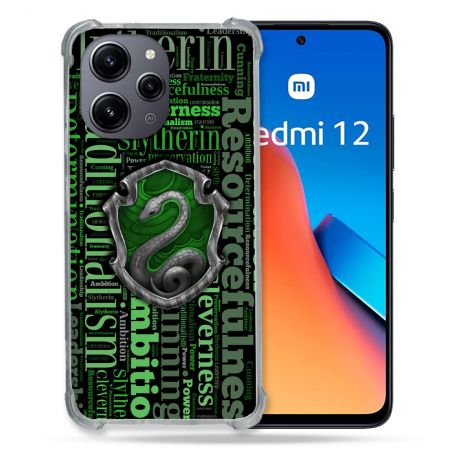 Coque Renforcée En Verre Trempé Pour Xiaomi Redmi 12 5G Harry Potter Serpentar