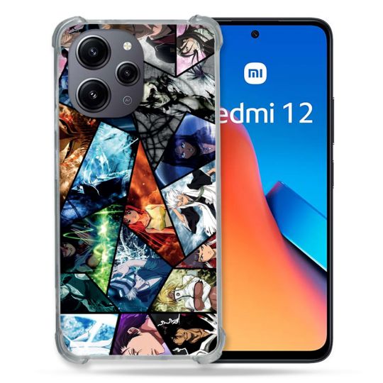 Coque Renforcée En Verre Trempé Pour Xiaomi Redmi 12 5G Manga Bleach Pele Mele