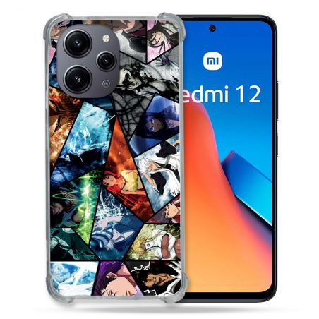 Coque Renforcée En Verre Trempé Pour Xiaomi Redmi 12 5G Manga Bleach Pele Mele