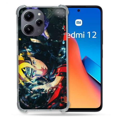 Coque Renforcée En Verre Trempé Pour Xiaomi Redmi 12 5G Manga Boruto Eclair
