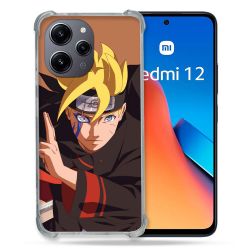 Coque Renforcée En Verre Trempé Pour Xiaomi Redmi 12 5G Manga Boruto Signe