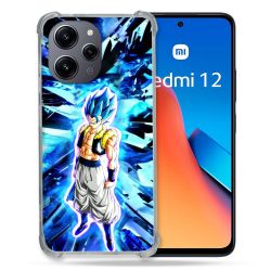 Coque Renforcée En Verre Trempé Pour Xiaomi Redmi 12 5G Manga Dragon Ball Gogeta Lumiere