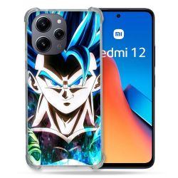 Coque Renforcée En Verre Trempé Pour Xiaomi Redmi 12 5G Manga Dragon Ball Gogeta Visage