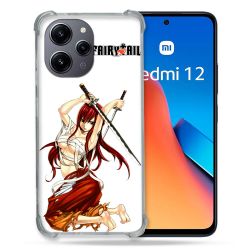 Coque Renforcée En Verre Trempé Pour Xiaomi Redmi 12 5G Manga Fairy Tail Erza