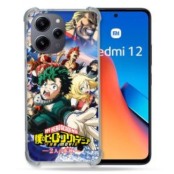 Coque Renforcée En Verre Trempé Pour Xiaomi Redmi 12 5G Manga My Hero Academia Affiche
