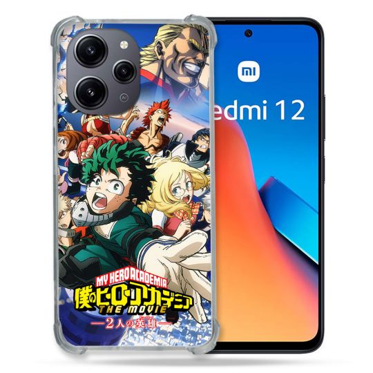 Coque Renforcée En Verre Trempé Pour Xiaomi Redmi 12 5G Manga My Hero Academia Affiche