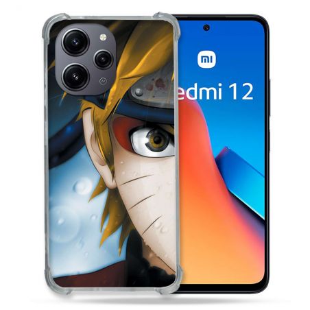 Coque Renforcée En Verre Trempé Pour Xiaomi Redmi 12 5G Manga Naruto Blanc
