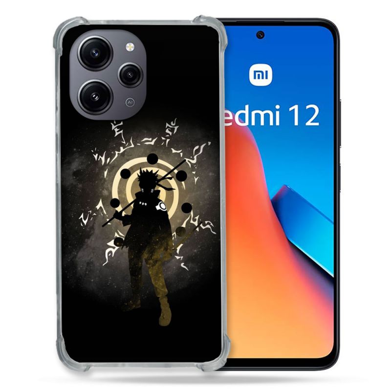 Coque Renforcée En Verre Trempé Pour Xiaomi Redmi 12 5G Manga Naruto Sage