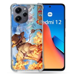 Coque Renforcée En Verre Trempé Pour Xiaomi Redmi 12 5G Manga One Piece Ace Color