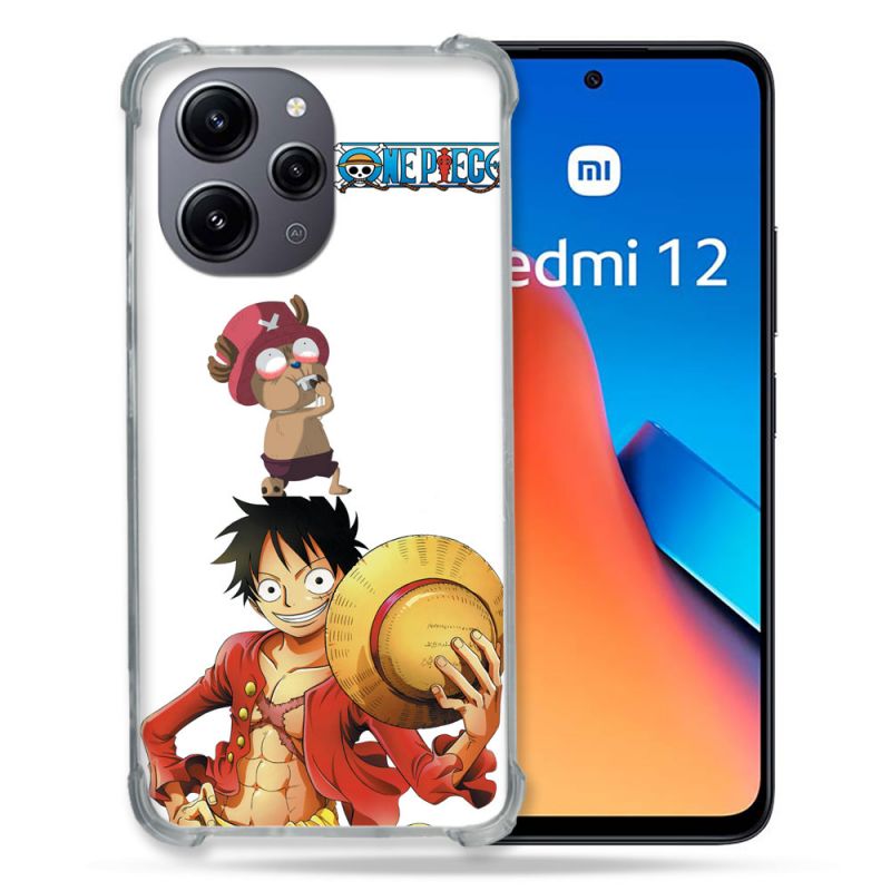 Coque Renforcée En Verre Trempé Pour Xiaomi Redmi 12 5G Manga One Piece Chopper